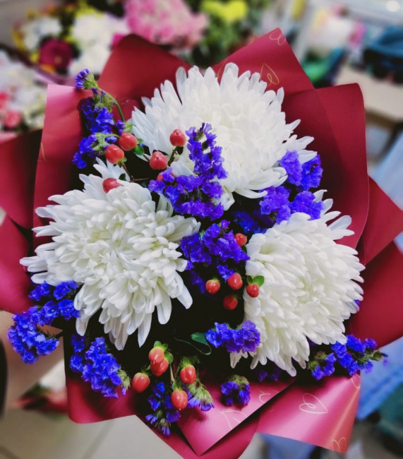 Букет цветов "Первый поцелуй" Букет цветов "Первый поцелуй"